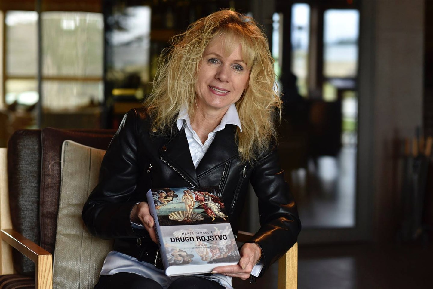 Marja Černelič, o meni, predstavitev knjge drugo rojstvo